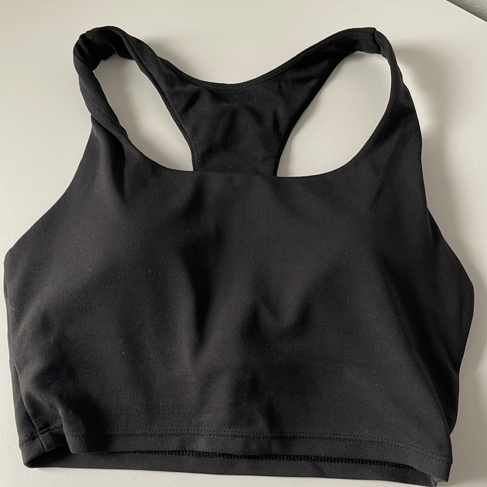 Paragon fitwear naked racerback crop with built in bra size XS